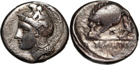 Greece, Southern Italy, Lucania, Velia, 350-320 BC, Didrachm
