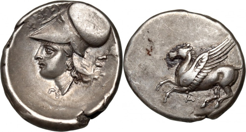 Greece, Acarnania, Argos, Stater c. 345-300 BC Weight 8,49 g, 24 mm. Waga 8,49 g...