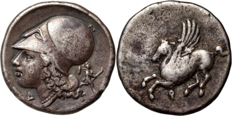 Greece, Acarnania, Argos, Stater c. 345-300 BC Weight 8,25 g, 22 mm. Waga 8,25 g...