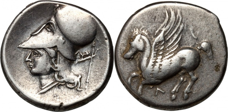 Greece, Acarnania, Leukas, Stater c. 320-280 BC Weight 8,37 g, 21 mm. Waga 8,37 ...
