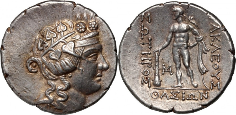 Greece, Thrace, Thasos, Tetradrachm after 146 BC Weight 16,85 g, 29 mm.
 Waga 1...