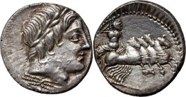 Roman Republic, Anonymous (Gargilius, Vergilius, Ogulnius) 86 BC, Denar, Rome