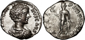 Roman Empire, Caracalla as Caesar 196-198, Denar, Rome