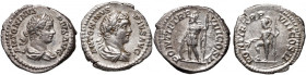 Roman Empire, Lot of 2 Denar, Caracalla 198-217, Rome