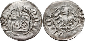 Władysław Jagiełło 1386-1434, półgrosz, Kraków, bez sygnatur