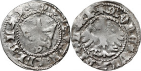 Władysław Jagiełło 1386-1434, półgrosz, Kraków, sygnatura P