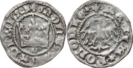 Władysław Jagiełło 1386-1434, półgrosz, Kraków, sygnatura N