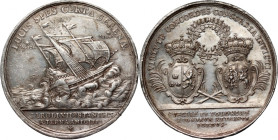 Stanisław Leszczyński, srebrny medal bez daty (1705)