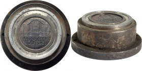 PRL, stempel awersu medalu - 60 lat sceny polskiej w Toruniu 1920-1980