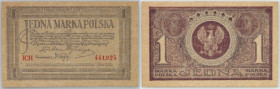 II RP, 1 marka polska, 17.05.1919, seria ICH