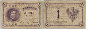 II RP, 1 złoty 28.02.1919, seria 85 D
