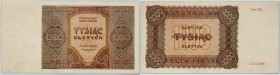 PRL, 1000 złotych 1945, zastępcza seria Dh