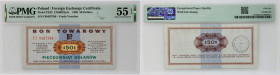 PRL, bon towarowy 50 dolarów, Pekao, 1.10.1969, seria FI