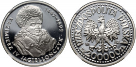 III RP, 200000 złotych 1993, Kazimierz IV Jagiellończyk (popiersie) MAX