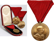 Austria, Franz Joseph, medal ND (1898), For 40 Years of Faithful Service