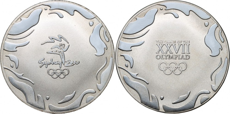 Australia, medal from 2000, XXVII Olympiad, Sydney Silver, weight 67,52 g, diame...