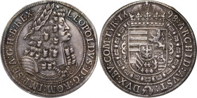 Austria, Leopold I, Thaler 1698, Hall