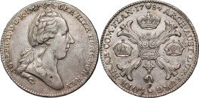 Austria, Netherlands, Joseph II, Kronenthaler 1784, Brussels