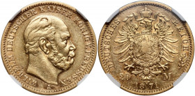 Germany, Prussia, Wilhelm I, 20 Mark 1871 A, Berlin