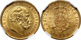 German, Prussia, Wilhelm I, 20 Mark 1875 A, Berlin