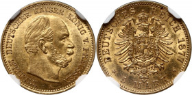 Germany, Prussia, Wilhelm I, 5 Mark 1877 A, Berlin