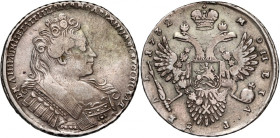 Russia, Anna, Rouble 1732, Moscow, Kadashevsky Dvor