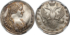 Russia, Anna, Poltina 1732, Moscow