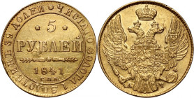 Russia, Nicholas I, 5 Roubles 1841 СПБ АЧ, St. Petersburg