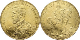 Romania, Carol I, 50 Lei 1906, Brussels