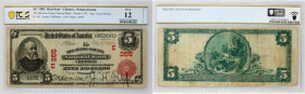USA, Pennsylvania, National Bank of Chester, 5 Dollars 1902, series H
