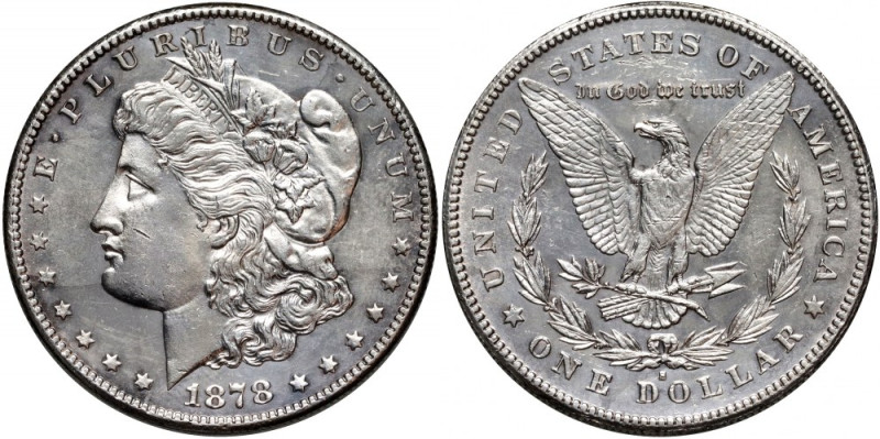 USA, Dollar 1878 S, San Francisco, Morgan Attractive coin. Lustrous. Atrakcyjny,...