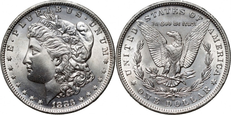 USA, Dollar 1883 O, New Orleans, Morgan Reference: KM #110
Grade: UNC