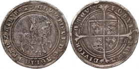 Great Britain, Edward VI, Halfcrown 1551, Third Period