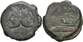 REPÚBLICA ROMANA. LICINIA. L. Licinius Murena. As. Roma (169-158 a.C.). AE 23,15 g. 32,5 mm. CRAW-186.1. BC+/MBC-.