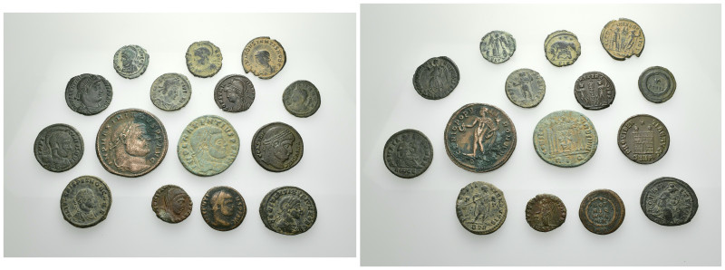 IMPERIO ROMANO. Lote de 15 bronces. De RC a MBC+.