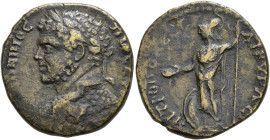 IMPERIO ROMANO. CARACALLA. AE. Ancyra (Galatia). A/ Busto laureado y acorazado a der. R/ Atenea a izq. con pátera y cetro. 13,19 g. 27,7 mm. Fina grie...