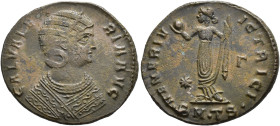 IMPERIO ROMANO. GALERIA VALERIA. Follis. Thessalonica (308-310). A/ Busto diademado y con manto a der.; GALERIA AVG. R/ Venus a izq.; VENERI VICTRICI,...
