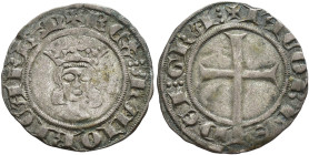 REINO DE MALLORCA. Jaime II de Mallorca. Dinero. VE 0,81 g. 16,9 mm. IV-539. MBC-/MBC.