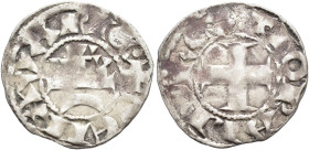 REINO DE NAVARRA. Teobaldo II. Dinero. VE 0,98 g. 18,7 mm. IV-228. MBC-.