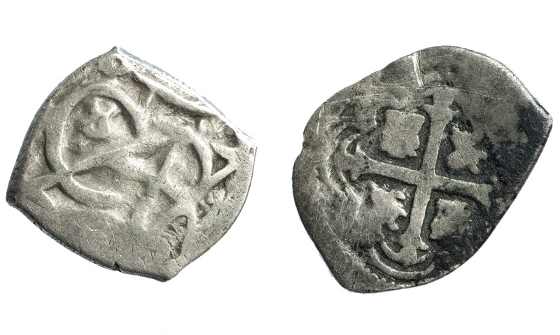 FELIPE III. Lote de 2 piezas de 1/2 real. México. Felipe III y Carlos II. BC/BC+...