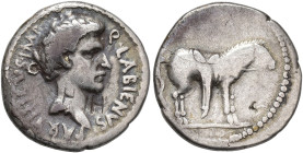 PERIODO DE JULIO CÉSAR A AUGUSTO. LABIENO. Denario. Ceca móvil de Siria o el sureste de Asia Menor (40 a.C.). A/ Cabeza a der.; Q LABIENVS PARTHICVS I...