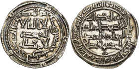 ACUÑACIONES HISPANO-ÁRABES. AL-HAKAM I. Dírham. Al-Andalus 196 H. AR 2,73 g. 26,6 mm. V-99. ENC+.