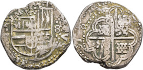 FELIPE IV. 8 reales. 1644. Potosí. TR. AR 26,2 g. 36,1 mm. AC-1473. MBC-/BC+.