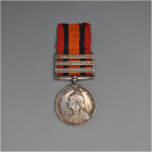 ÓRDENES Y CONDECORACIONES. GRAN BRETAÑA. Victoria I. Medalla. Guerra de los boers. Colonia de El Cabo, estado libre de Orange, Transvaal. 1899. Metal ...
