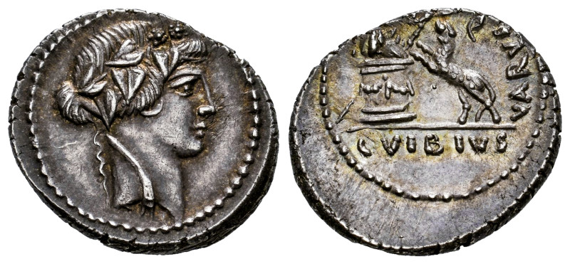 Vibius. C. Vibius Varus. Denarius. 42 BC. Rome. (Ffc-1227). (Craw-494/36). (Cal-...
