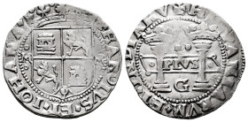 Charles-Joanna (1504-1555). 2 reales. ND (1538-1542). Mexico. G (Juan Gutierrez). (Cal-89). (Nesmith-10a type). Anv.: + KAROLVS ◆ ET ◆ IOHANA ◆. Rev.:...