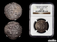 Charles-Joanna (1504-1555). 4 reales. ND (1541-1542). Mexico. M-P. (Cal-123). (Nesmith-26c). Ag. "Early Series", assayer P to right, mintmark M to lef...