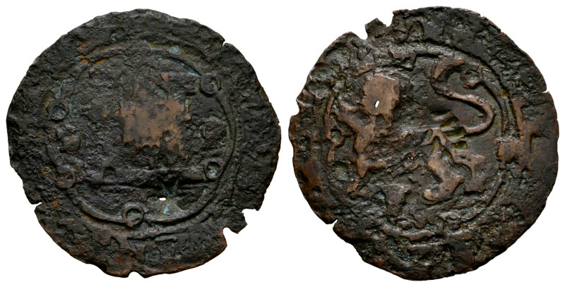 Charles I (1516-1556). 4 maravedis. Santo Domingo. S-P/F. (Cal-48). Ae. 3,00 g. ...