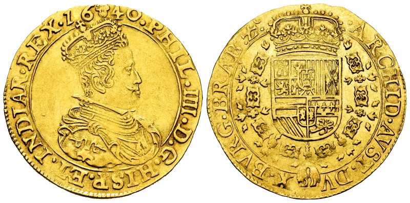 Philip IV (1621-1665). Double Sovereign. 1640. Brussels. (Tauler-910). (Vti-1540...