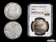 Charles IV (1788-1808). 8 reales. 1804. Mexico. TH. (Cal-980). Ag. 27,00 g. Slabbed by NGC as MS 63. Est...700,00. 

Spanish Description: Carlos IV ...